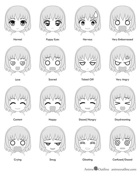 cute anime expressions